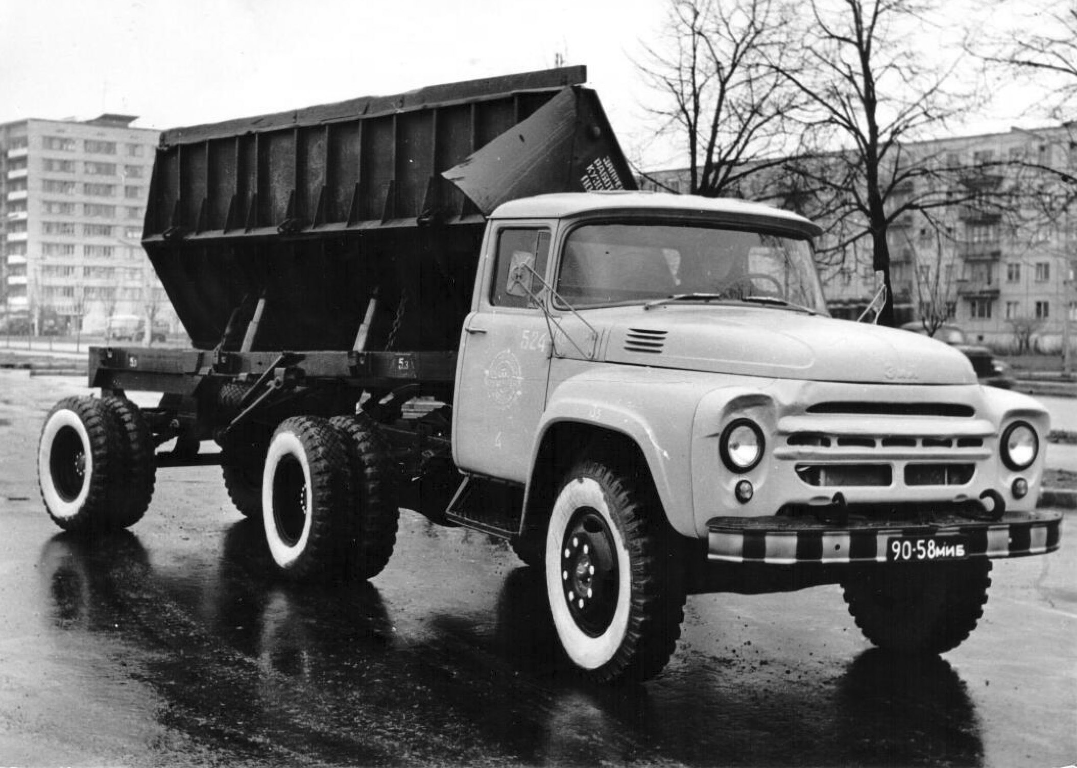 Напівпричіп самосвальний, мод АСП-8   